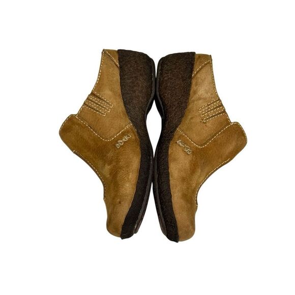 Timberland Comforia Womens 8 M Nubuck Leather Slip-on Comfort Mule Wedge Heel - Picture 8 of 13